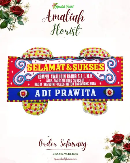 Papan Bunga Ucapan Selamat Pringamba